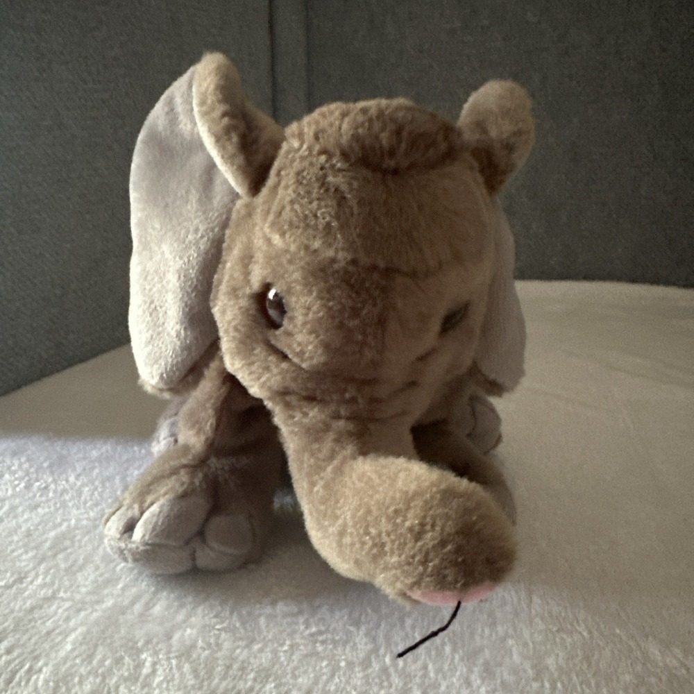 Wild Republic Elephant Plush Stuffed Animal Toy Gray Soft Floppy